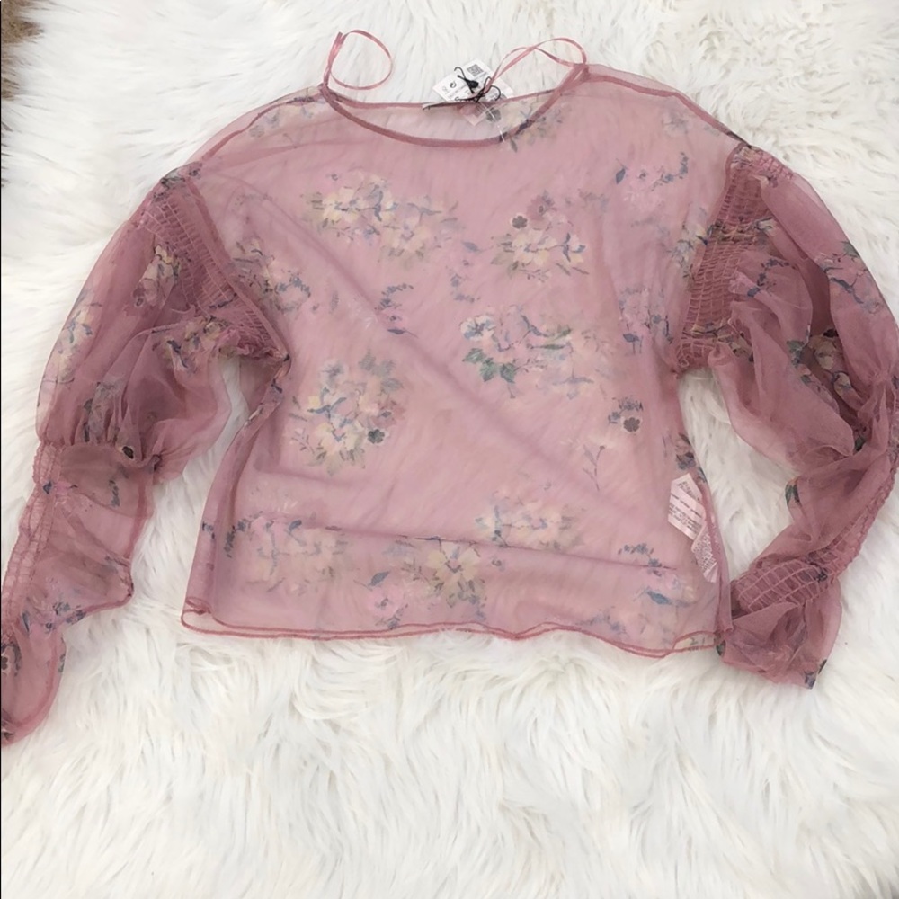 Zara pretty blouse